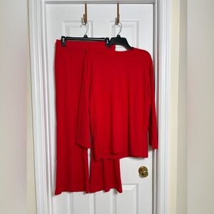 Women's Red Pajama Set